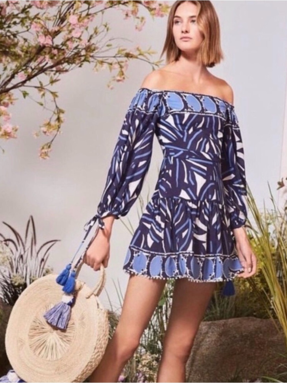 Alexis Laila Off the Shoulder Mini Dress Size Large